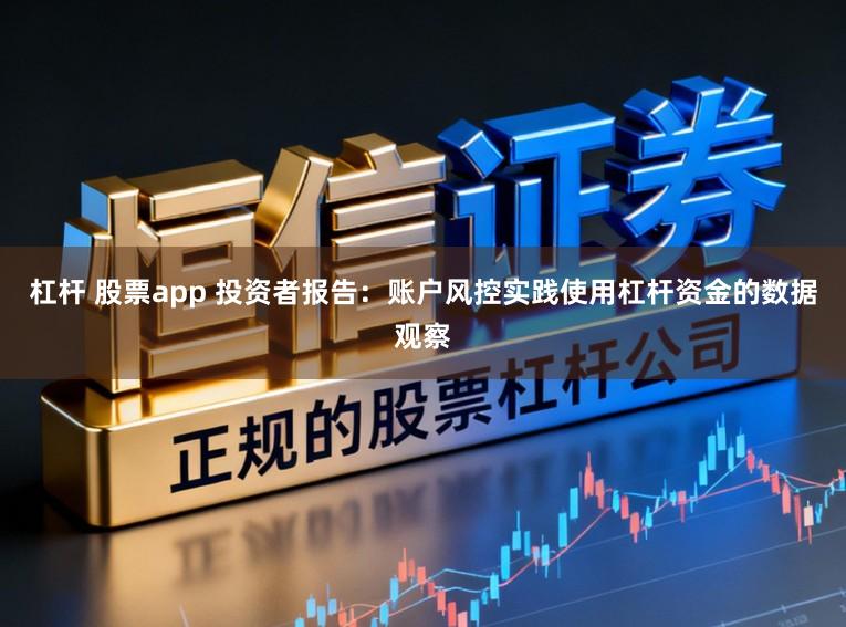 杠杆 股票app 投资者报告：账户风控实践使用杠杆资金的数据观察